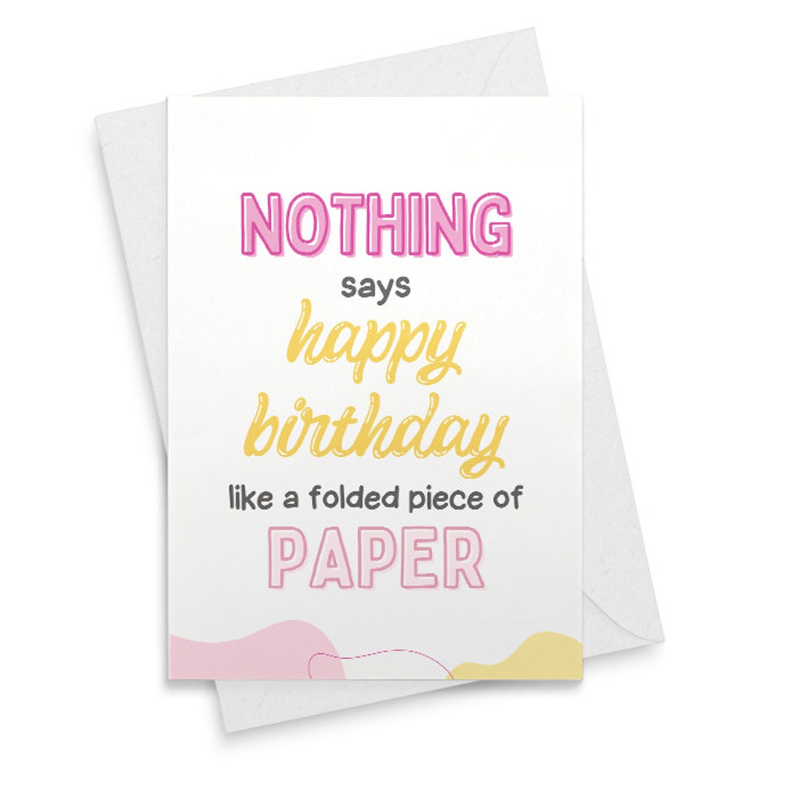 Birthday Card, Happy Birthday Card, Funny Card, Birthday Card, Envelope [02433]