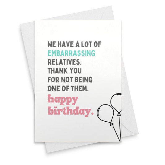 Funny Birthday Card For Cousin | Uncle Birthday Card | Happy Birthday Aunty | Funny Card For Brother | Sister Birthday Card Funny [02436]