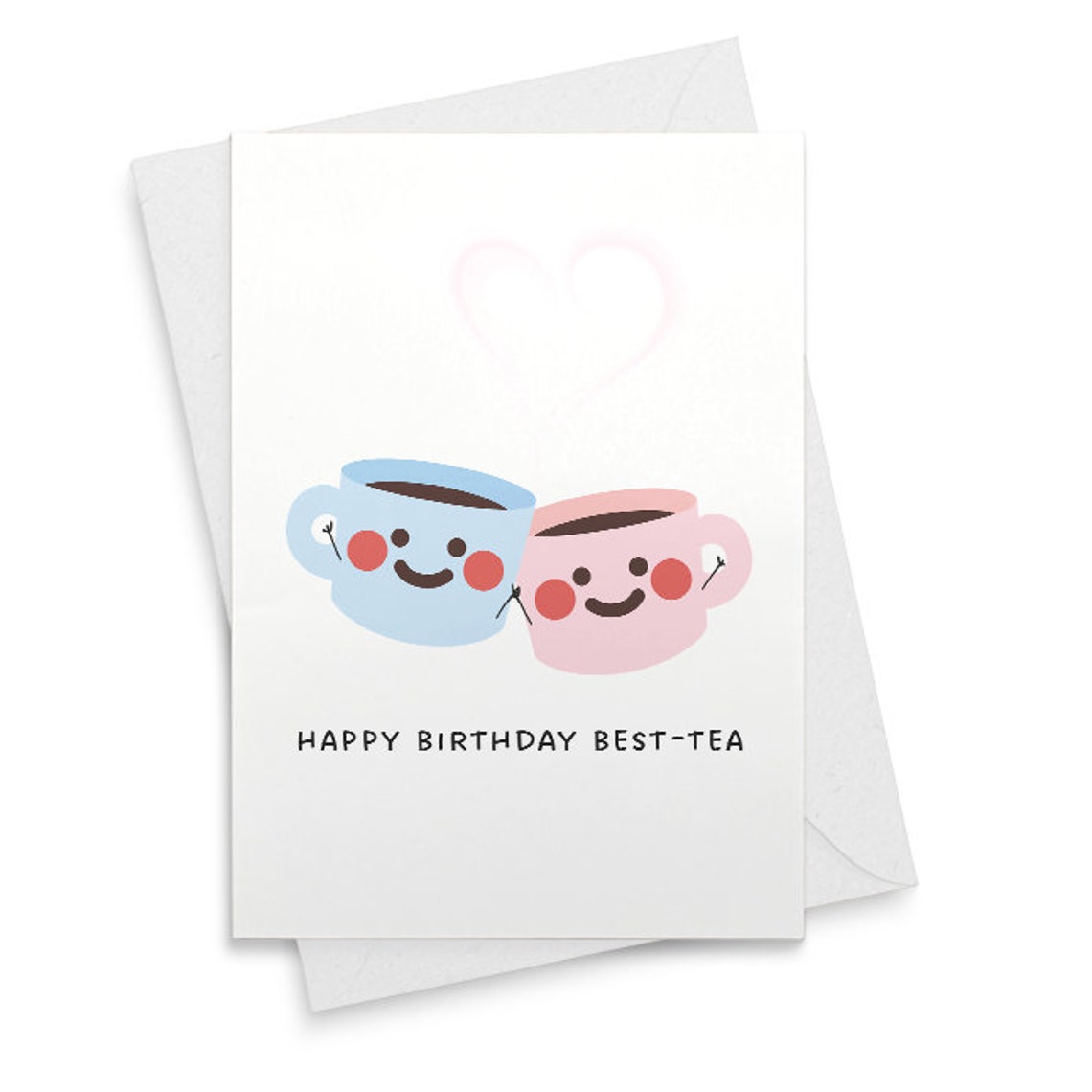 Happy Birthday Best-tea Card | Funny Pun Birthday Card for Best Friend | Humour Card | Joke Card | Card for Her / Him | Tea Lover [02451]