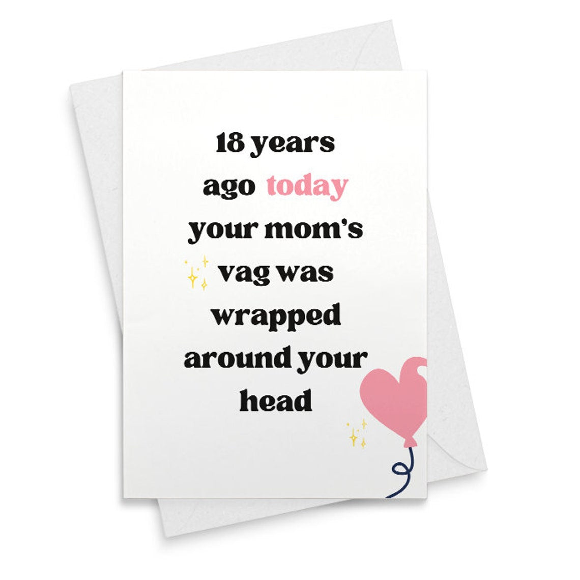 Funny 18th Birthday Card,18 Years Birthday Cards [02505]