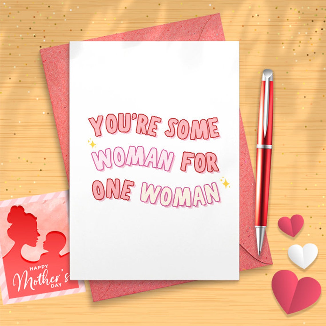 You're Some Woman For One Woman - Irish Cards, Funny Cards, Cards For Mam, Mothers Day, Happy Birthday Mam [02934]