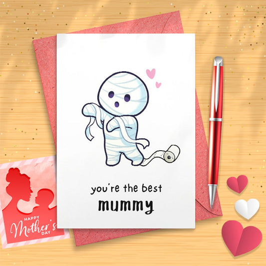 Cute And Funny Mothers Day Or Birthday Card For Mom Or Mommy From Son Or Daughter, Cute And Funny Mothers Day Or Birthday Card For [02971]