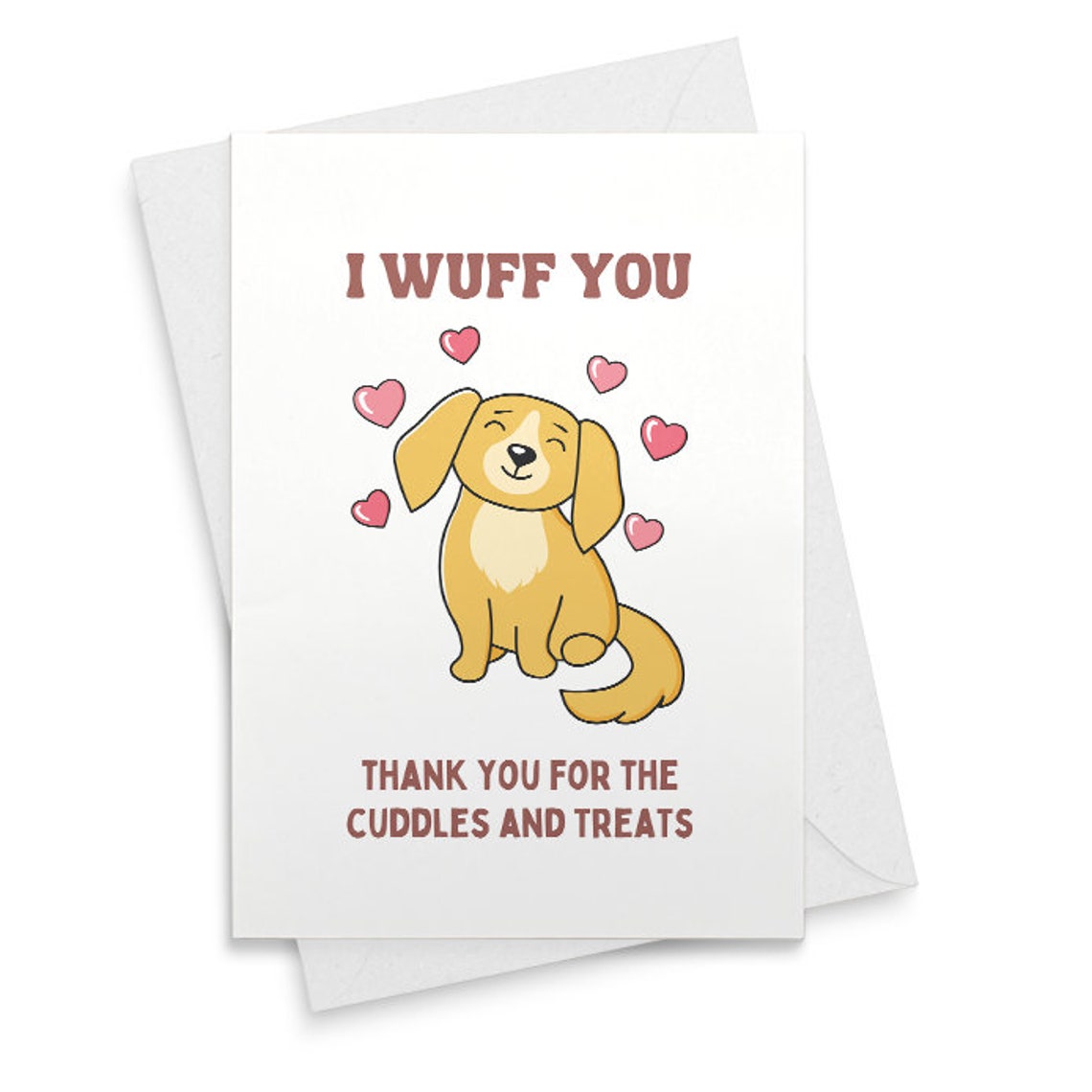 Valentine's Day Card, From Dog, Dog Mom Card, Valentine [02266]