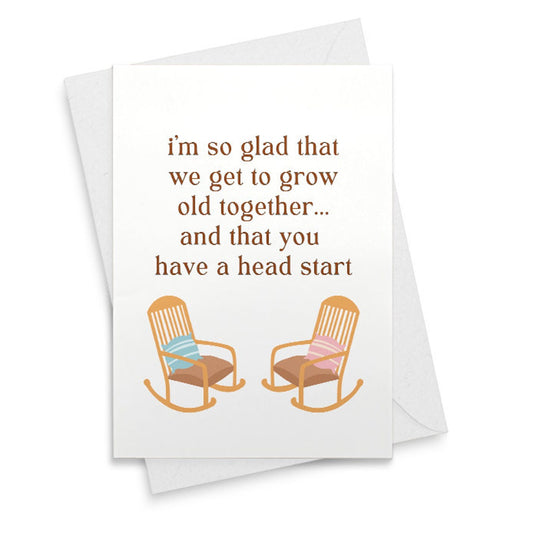 Funny Birthday Card / happy birthday gift for him / card for her / birthday for husband / wife / getting older / 30th / 40th / 50th [02394]