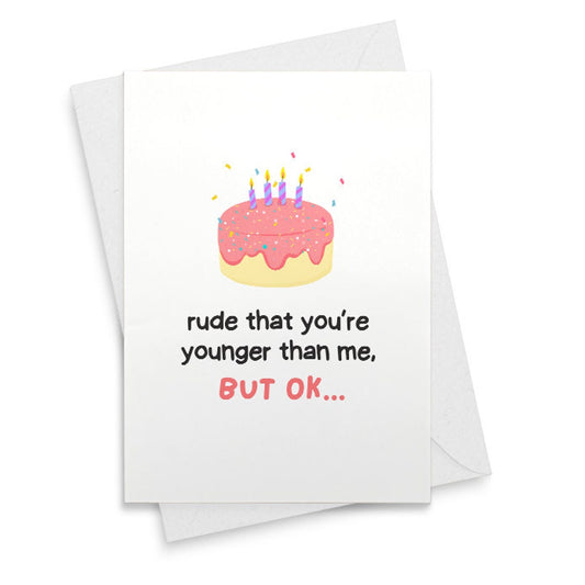 One Year Closer - Cute, Funny Birthday Card, Dad, Boyfriend, Husband, Happy Birthday Greeting Card, For Him [02402]