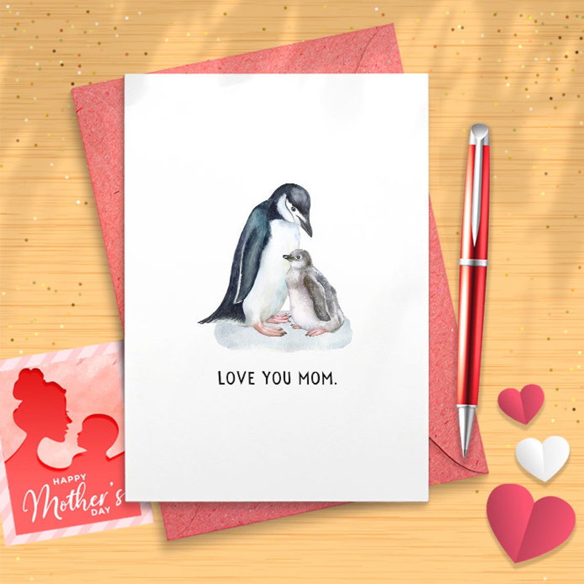 Penguin Mom/Mom Card Penguin Mom/Mom Card Penguin Mom/Mom Card Penguin Mom/Mom Card Penguin Mom/Mom Card [02816]