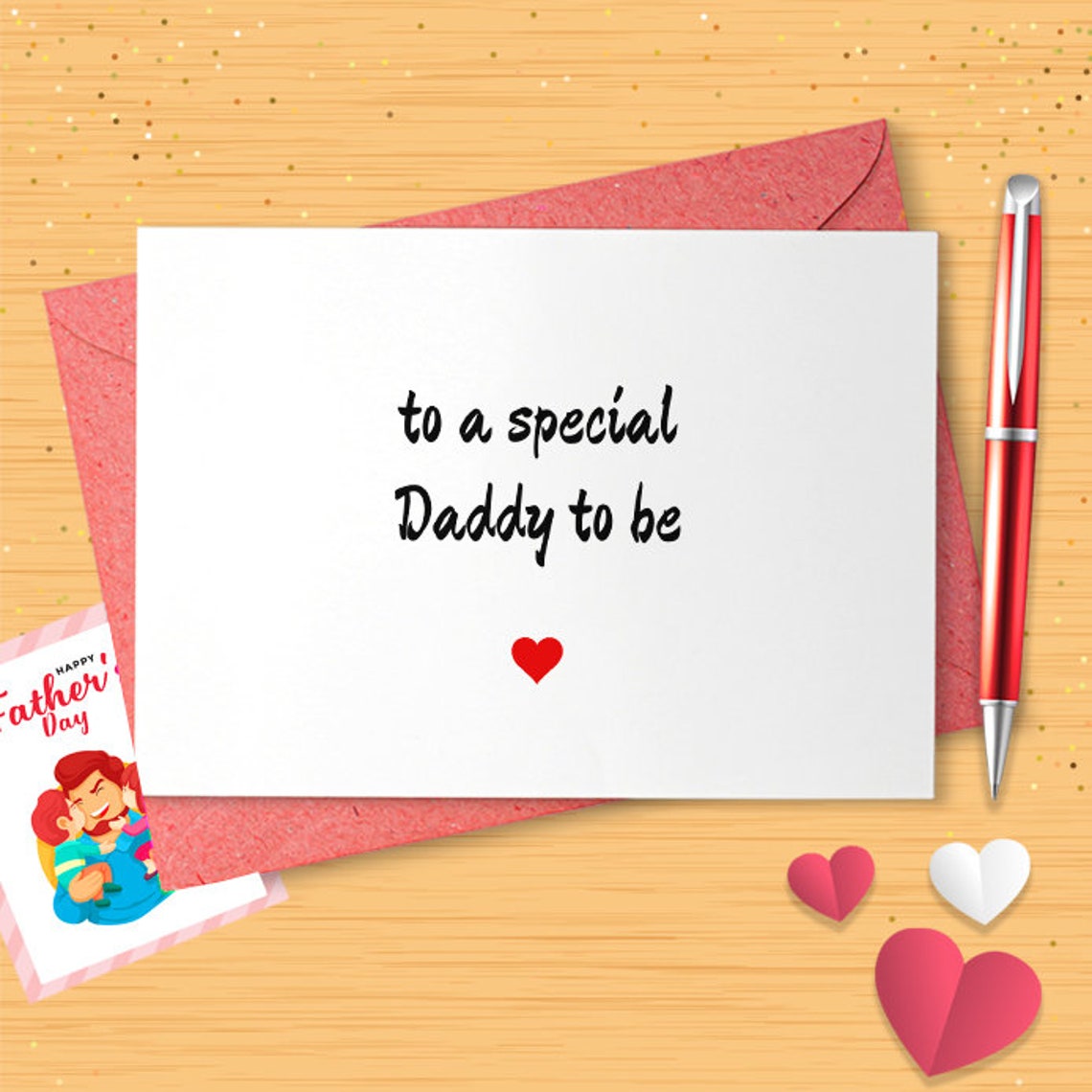 To A Special Daddy To Be Card | Fathers Day Card Dad To Be | Birthday Card Daddy Card From Baby | Soon To Be Dad From The Bump [03183]