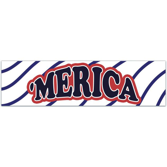 'Merica Vinyl Decal Bumper Sticker [01748]