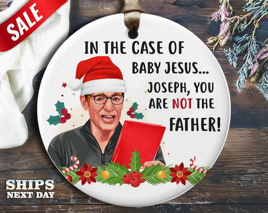 Funny Christmas Ornaments - Biblical Humor, Maury, Last Supper, Arrested Jesus, Festivus [O37]