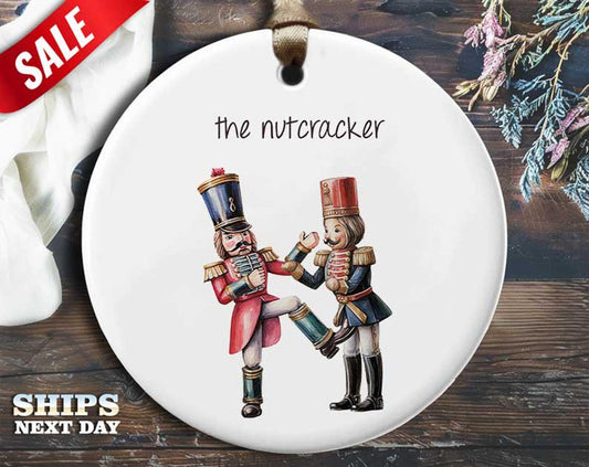 Funny Nutcracker Christmas Ornament - 'The Nutcracker' - Humorous Naughty Rude Holiday Gift, Unique Christmas Tree Decoration [O171]