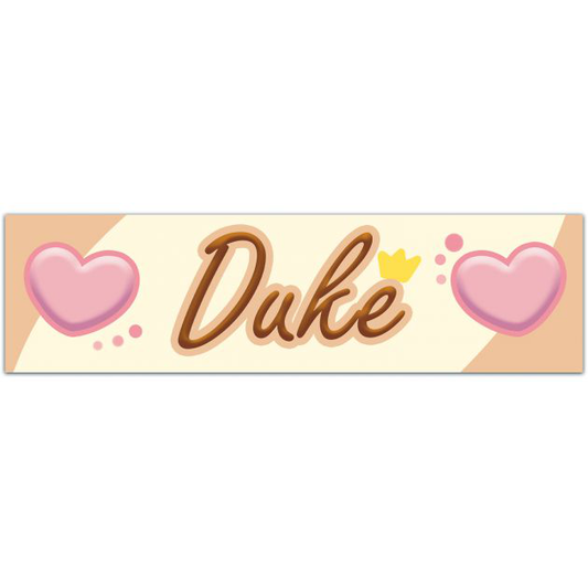 Duke Decal | Sticker | Car Decal | Bumper Sticker | Water Bottle | Laptop Bumper Sticker [01769]