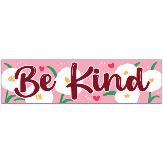 Be Kind Decal, Laptop Decal, Car Decal, Vinyl Decal, Bumper Sticker, Tumbler Decal, Anti Bullying, Positivity Decal Bumper Sticker [01773]