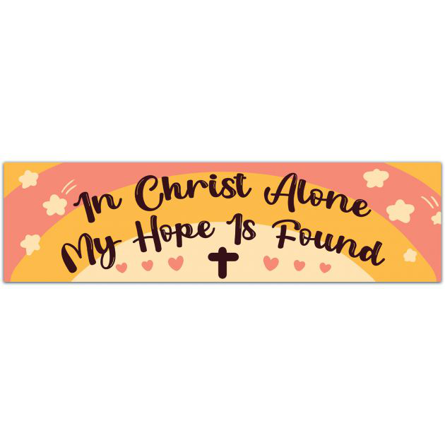 Floral Rainbow Bible Verse Sticker | Laptop Sticker | Sticker Collector | Vinyl Sticker | Decal | Christian Gift | Hope | Christ Bumper Sticker [01781]