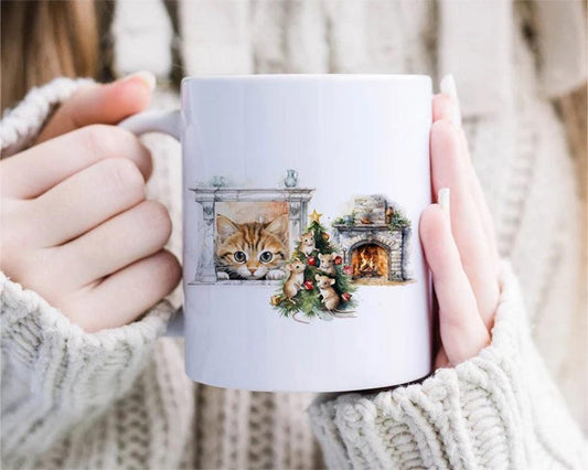 Cat and Mice Christmas Mug [MG68]