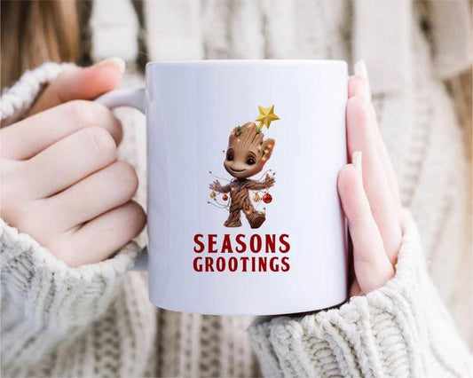 Seasons Grootings Christmas Mug, Funny Christmas Mug [MG125]