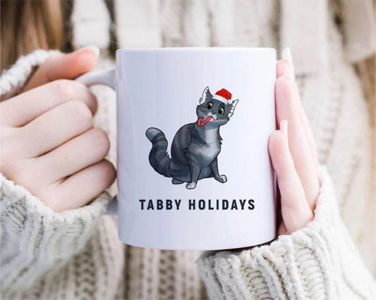 Tabby Holidays - Christmas Mug ... A Christmas Mug For Cat Lovers! [MG118]