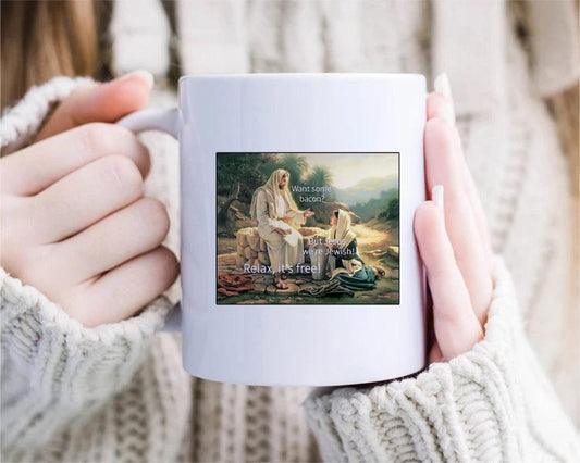 Funny Jesus Christmas Mug, Funny Christmas Mug, Funny Holidays Mug, Jesus Christ, Merry Christmas, Christmas Humor, Funny Xmas [MG132]