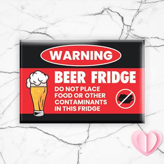 Funny Beer Fridge Magnet For Christmas - Christmas Gift, Stocking Stuffer, Birthday Gift, Funny Fridge Magnet, Refrigirator [M19]