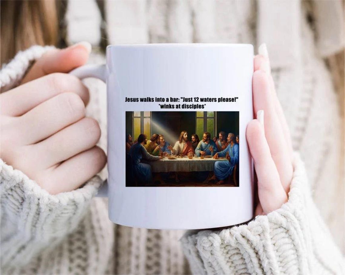 Funny Jesus Christmas Mug, Funny Christmas Mug, Funny Holidays Mug, Jesus Christ, Merry Christmas, Christmas Humor, Funny Xmas [MG131]