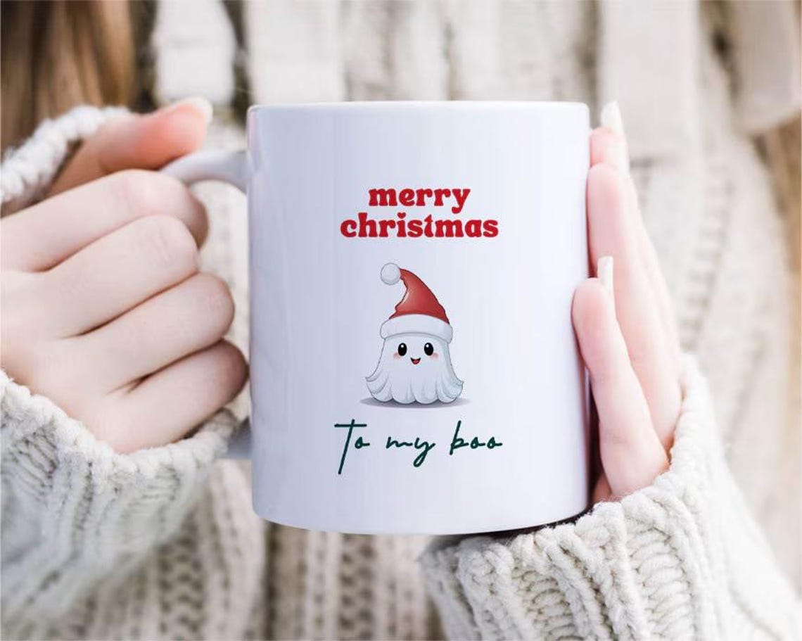 Merry Christmas To My Boo Holiday Mug - Cute Christmas Mug For Husband - Christmas Mug For Boyfriend - Christmas Mug For Other [MG189]