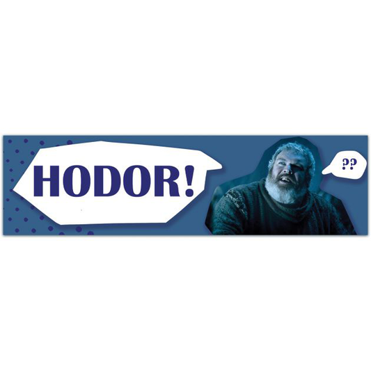 Hodor Mini Vinyl Sticker Car Laptop Bike Bumper Guitar Helmet Bumper Sticker [01889]