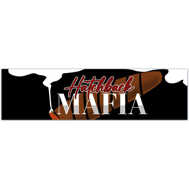 Hatchback Mafia Bumper Sticker Vinyl Decal Sticker Dope Ill Shocker Sticker Sport Car Decal Bumper Sticker [01912]