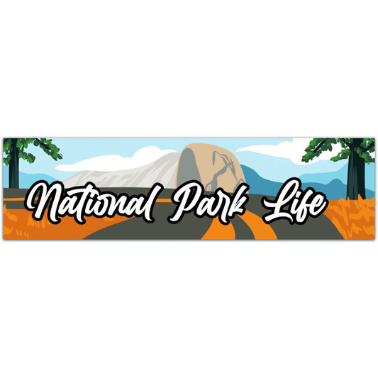 National Park Life Sticker | National Park Sticker | Bumper Sticker | Water Bottle | Travel | Laptop | Waterproof Bumper Sticker [01956]