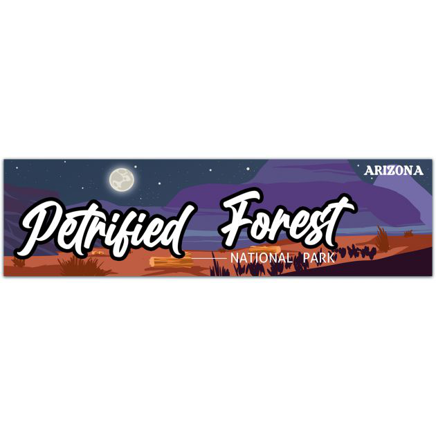 Petrified Forest National Park Sticker | | Bumper Sticker | Water Bottle | Travel | Laptop | Waterproof Bumper Sticker [01962]