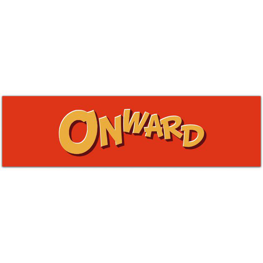 Onward Vinyl Decal - Weatherproof Bumper Sticker - 70s Retro Sticker - Oregon Sticker- Boho Art Bumper Sticker [01982]