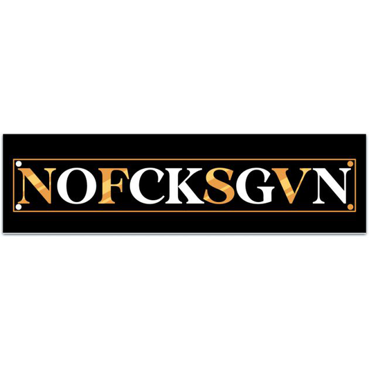 No F**Ks Given Car Decal Window Sticker Bumper Sticker [02032]