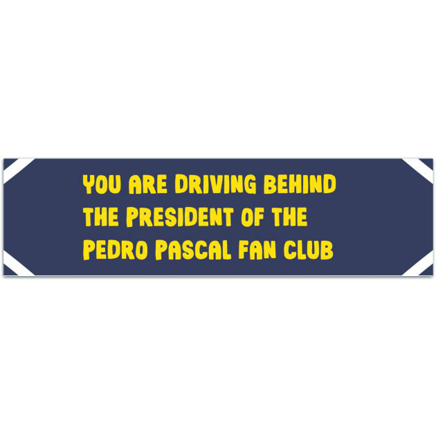 Pascal Bumper Sticker Gen Z, Funny Pop Culture Gifts For Friends, Zaddy Is A State Of Mind, Pedro Pascal Gifts For Friends, Bday Gift Bumper Sticker [02067]