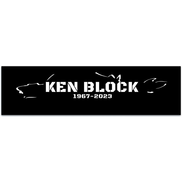 KEN BLOCK SIGNATURE | 43 | Rip Ken Block | Car Window Bumper Vinyl Decal Sticker Bumper Sticker [02069]