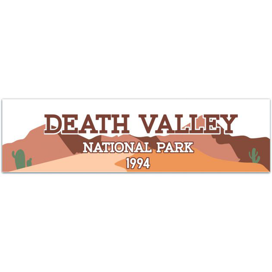 Death Valley National Park Sticker | | Bumper Sticker | Water Bottle | Travel | Laptop | Waterproof Bumper Sticker [02090]