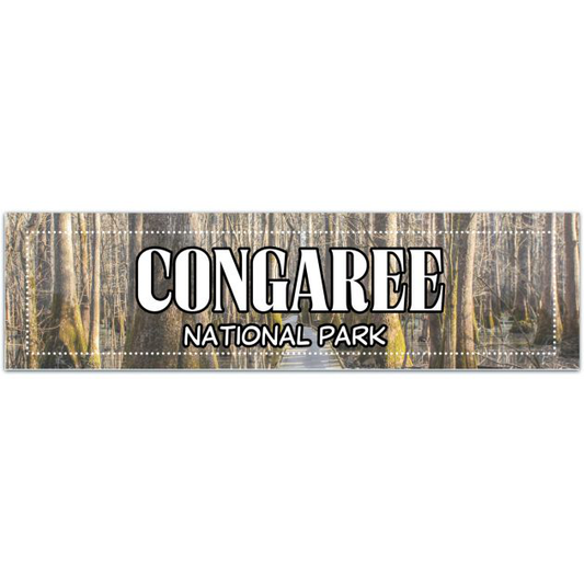 Congaree National Park Sticker | | Bumper Sticker | Water Bottle | Travel | Laptop | Waterproof Bumper Sticker [02097]