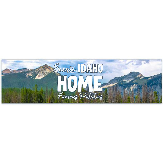 Idaho License Plate Sticker Bumper Sticker [02120]