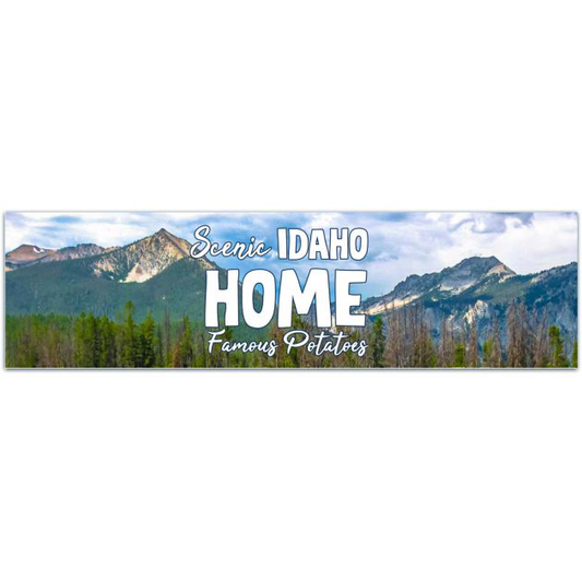 Idaho License Plate Sticker Bumper Sticker [02120]