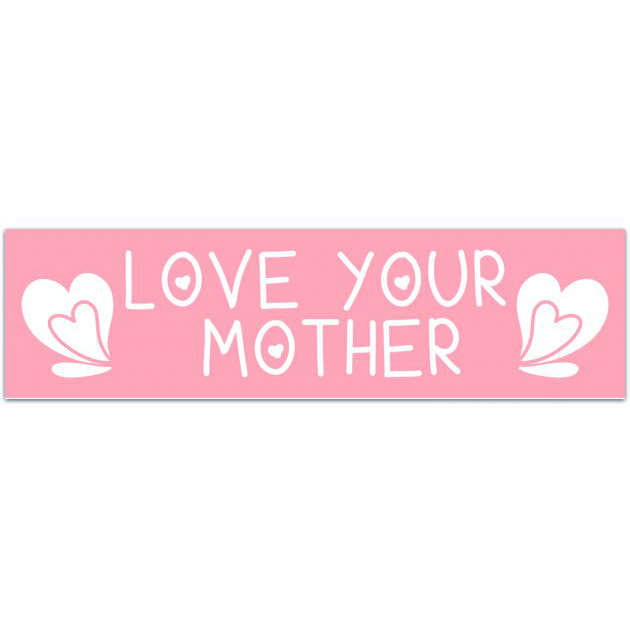 Love Your Mother Sticker | Earth Decal | Water Bottle Decal | Car Window Decal | Laptop Decal Bumper Sticker [02133]