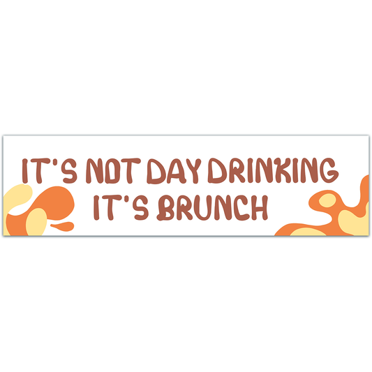 Brunch Sticker Bumper Sticker [02142]