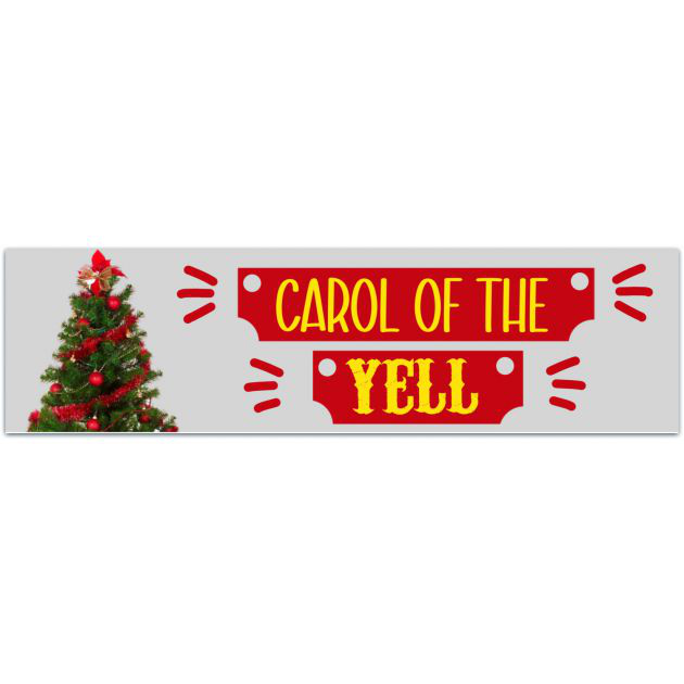 Carol Of The Yells Sticker Bumper Sticker [02191]