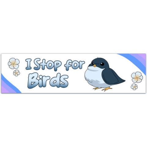 Birds Bumper Sticker, Bird Sticker, Stickers For Car, Bumper Stickers, Waterproof Stickers, Stickers [00247]