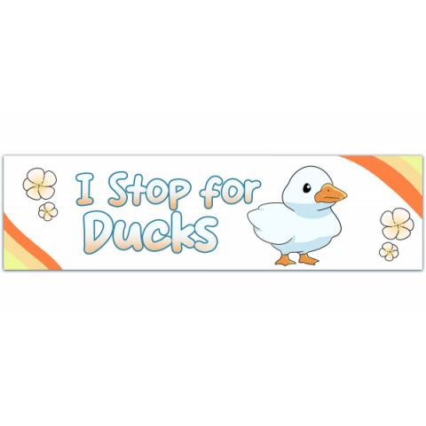 Ducks Bumper Sticker, Ducks Sticker, Stickers For Car, Bumper Stickers, Waterproof Stickers, Stickers [00250]