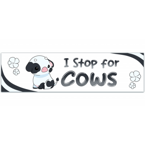 Cows Bumper Sticker, Cows Sticker, Stickers For Car, Bumper Stickers, Waterproof Stickers, Stickers [00252]