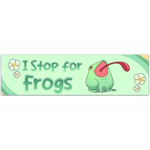 Frogs Bumper Sticker, Frog Sticker, Stickers For Car, Bumper Stickers, Waterproof Stickers, Stickers [00256]