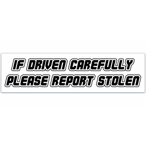 If Driven Carefully Funny Bumper Sticker Vinyl Decal Car Sticker Car Sticker Window Decal Off Road Decal [00263]