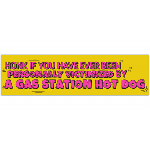 Funny Weird Bumper Sticker, Meme Sticker, Car Decal, Gen Z [00271]