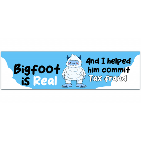 Big Foot Is Real Sticker, Cryptid Sticker, Sticker For Laptop, Funny Sticker [00278]