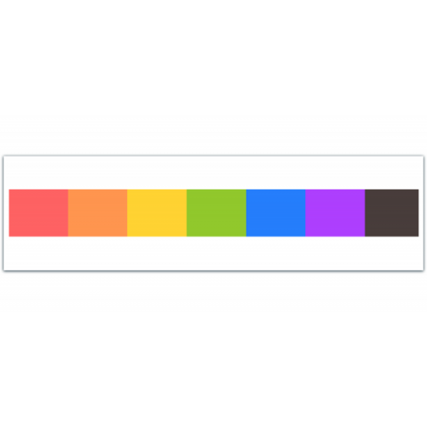 Progress Pride Bumper Sticker Stripe - LGBTQ Owned Shop - Subtle Pride Bumper Sticker - Gay Bumper Sticker - Lgbtq+ Sticker - Pride Stickers [00331]