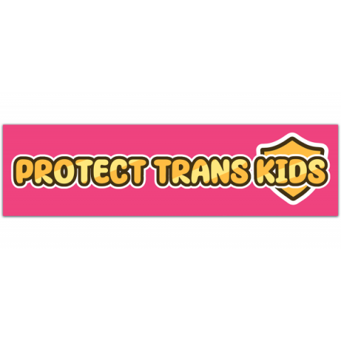 Protect Trans Kids Bumper Sticker [00393]