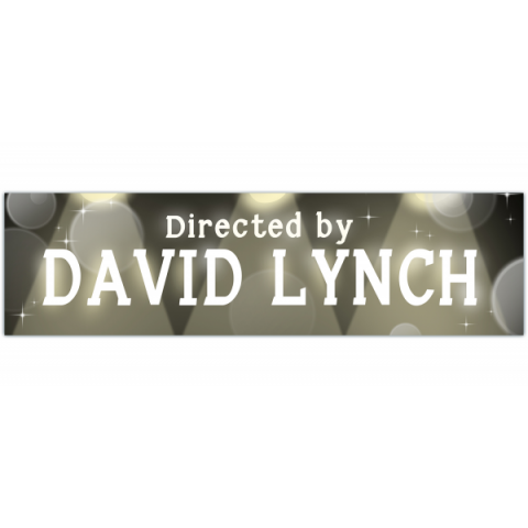 Directed by David Lynch Bumper Sticker [00493]