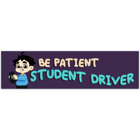 Driver Sticker Student Driver Decal Bumper Sticker [00518]